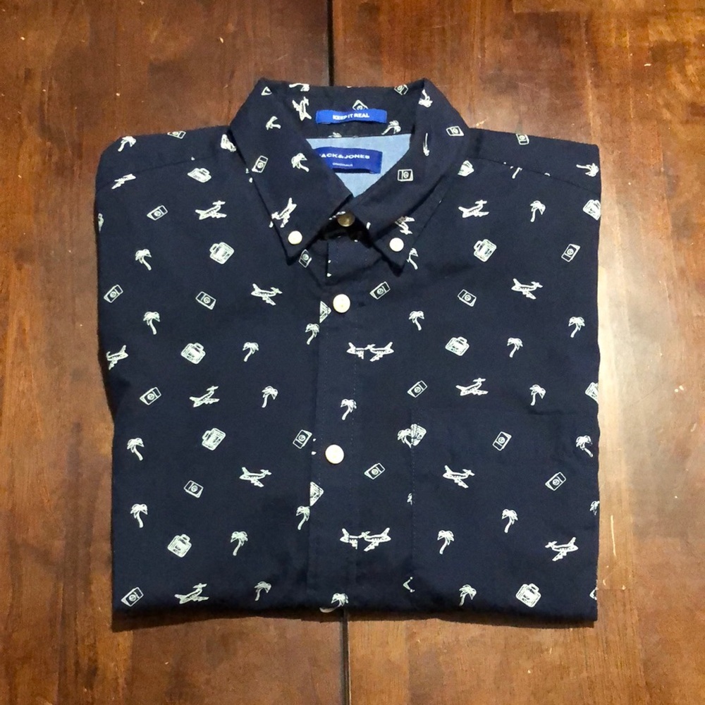 Jack & Jones travel design button down